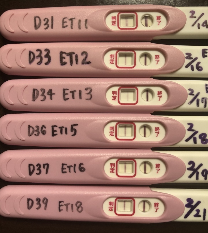 検査 妊娠 薬 流産 化学 ★検査薬とhcg 妊娠時と化学的流産時の検査薬画像あり